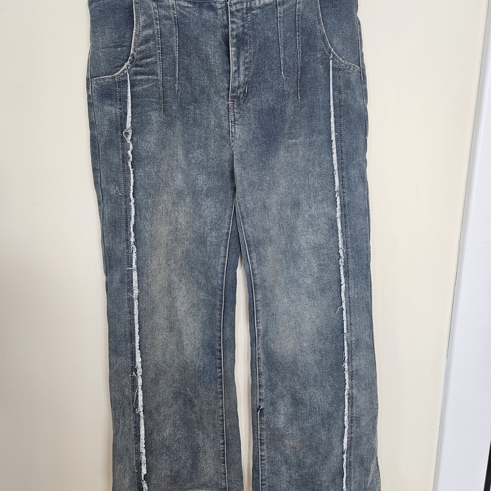 Stylish Flare & Wide Leg Jeans - Vintage Blue